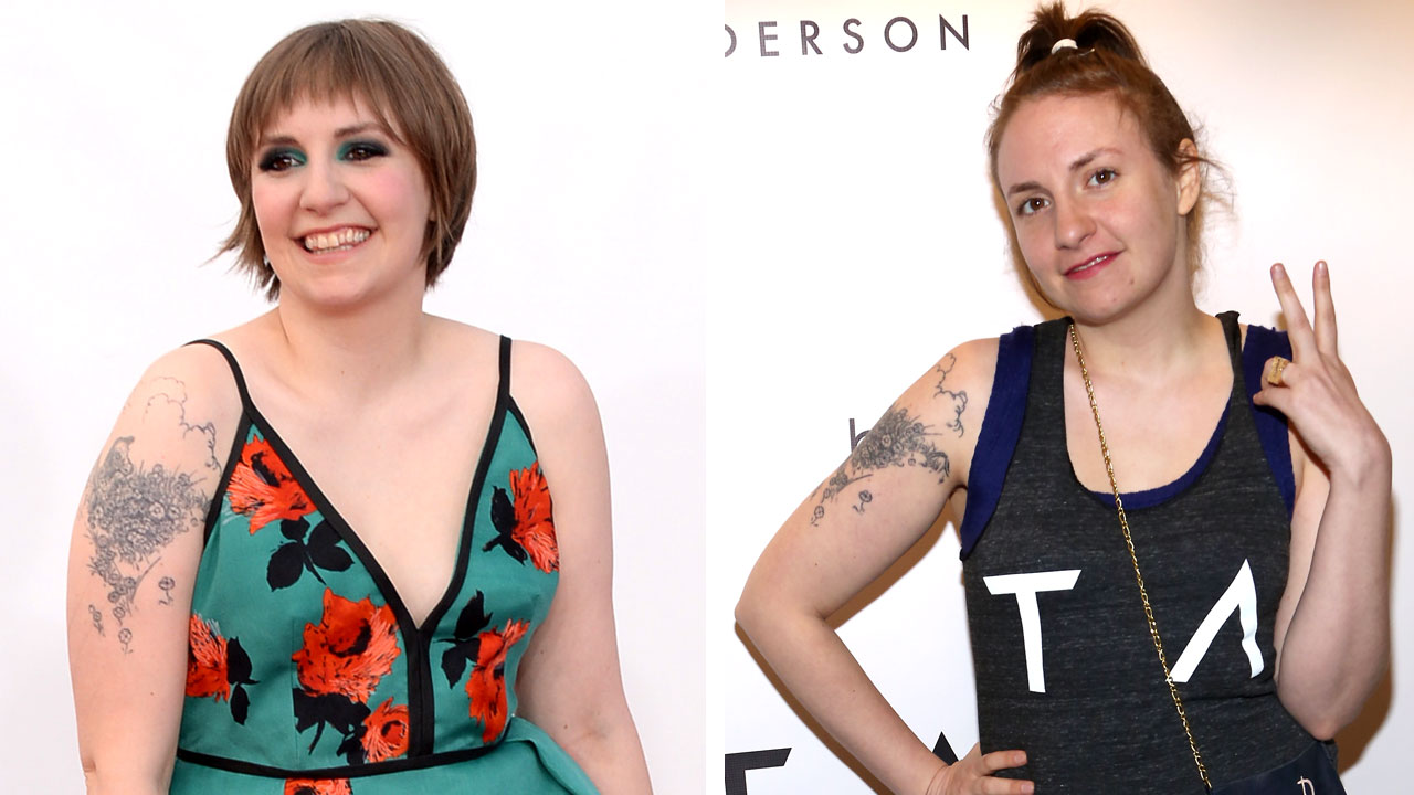 lena dunham perdida de peso