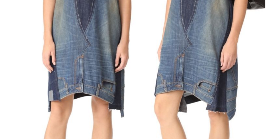 vestido de dos jeans