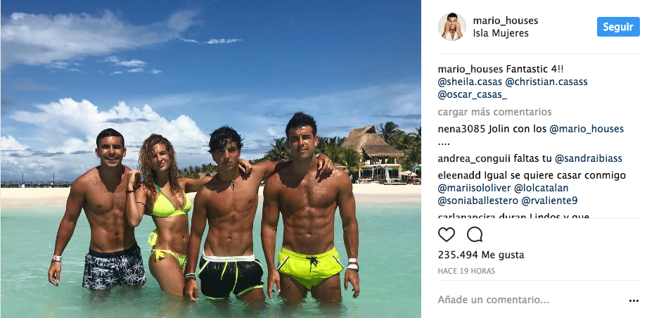 mario casas familia