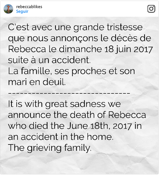 muere rebecca burguer