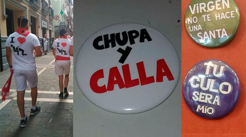chapas machista violacion san fermin 