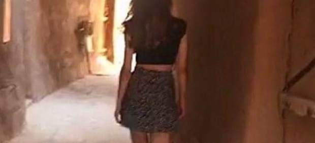 modelo minifalda arabia saudi