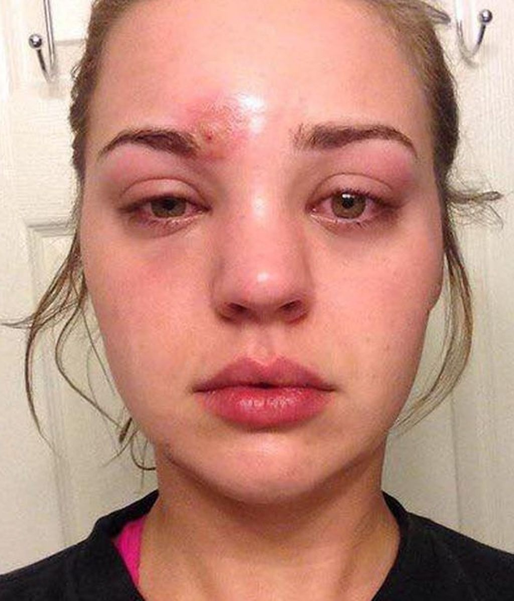 casi muere brocha maquillaje