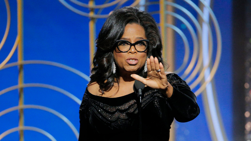El poderoso y conmovedor discurso de Oprah Winfrey en los Globos de Oro 2018