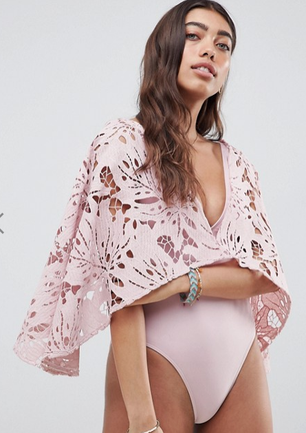 bañador asos capa encajes