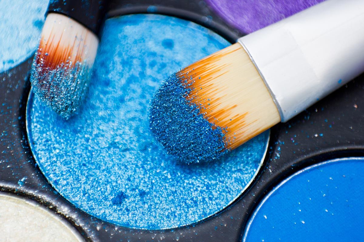 maquillaje boda vestido azul