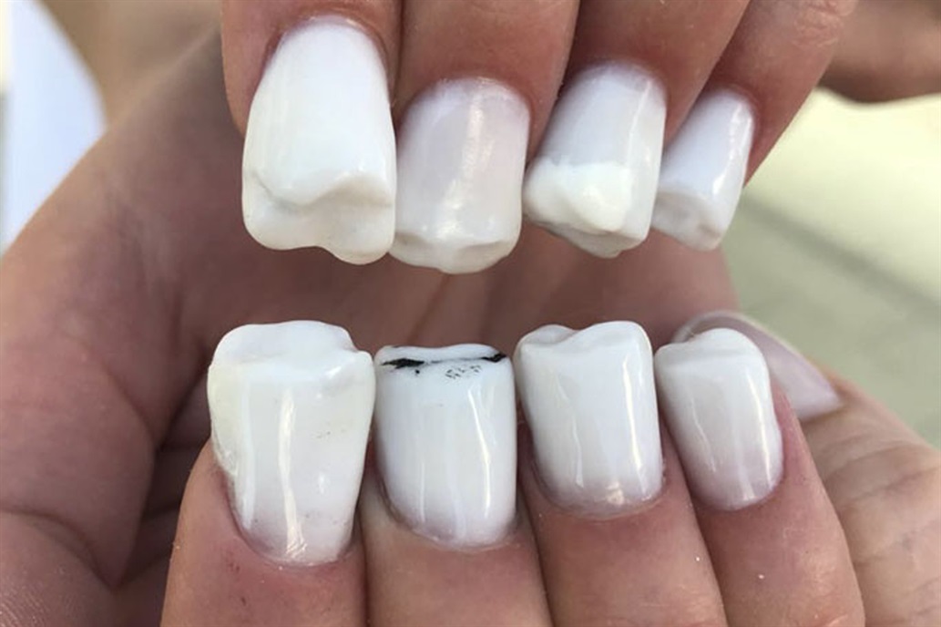 Uñas muela: la manicura viral que genera todo tipo de reacciones