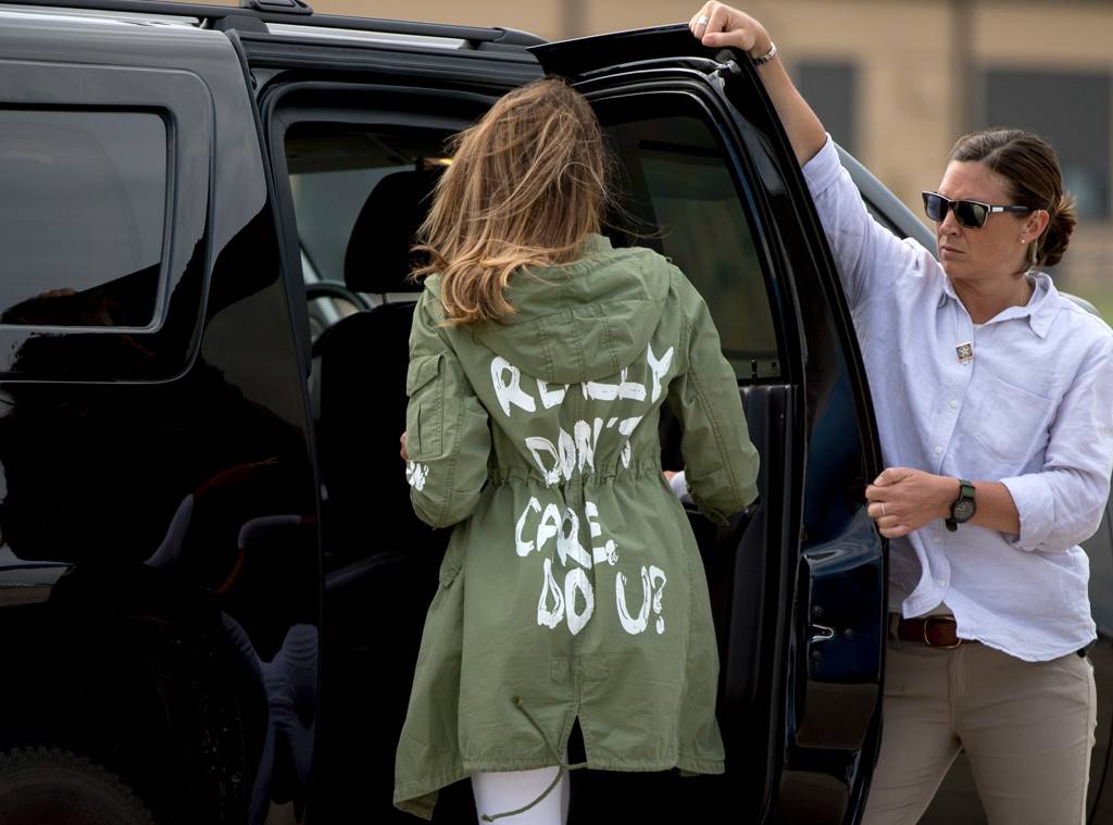 melania trump chaqueta