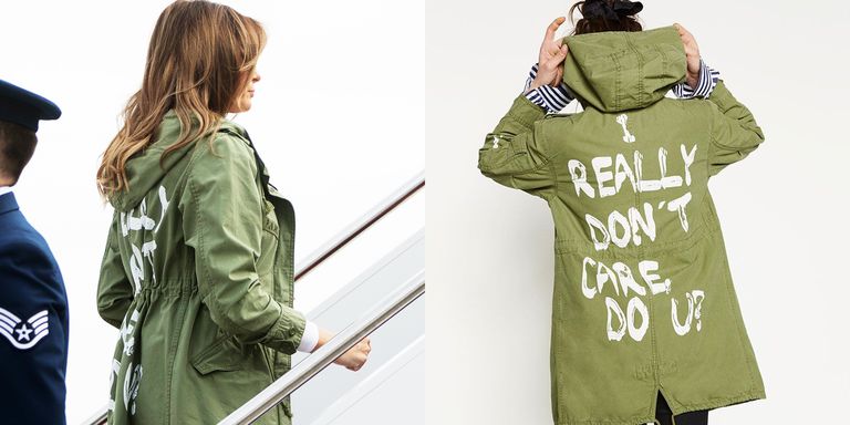 melania trump chaqueta