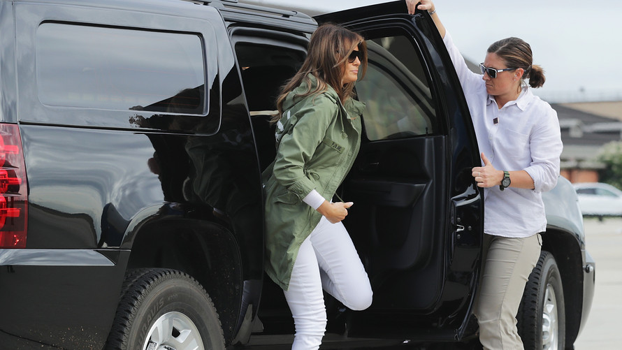 melania trump chaqueta