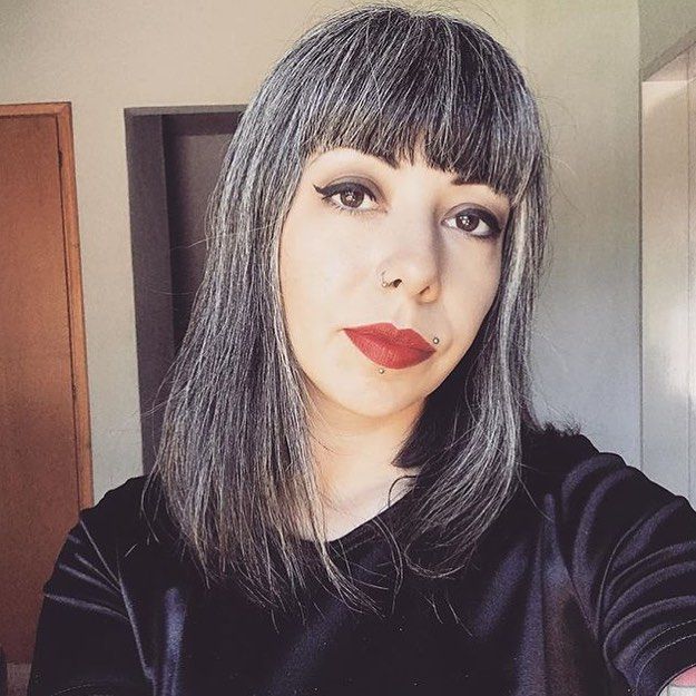 going grey instagram