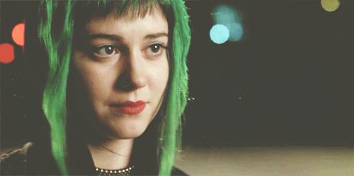 ideas looks con el pelo verde 