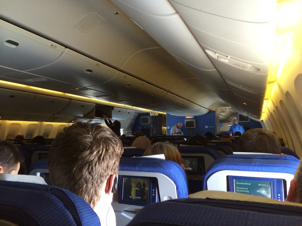 masturbarse en el avion