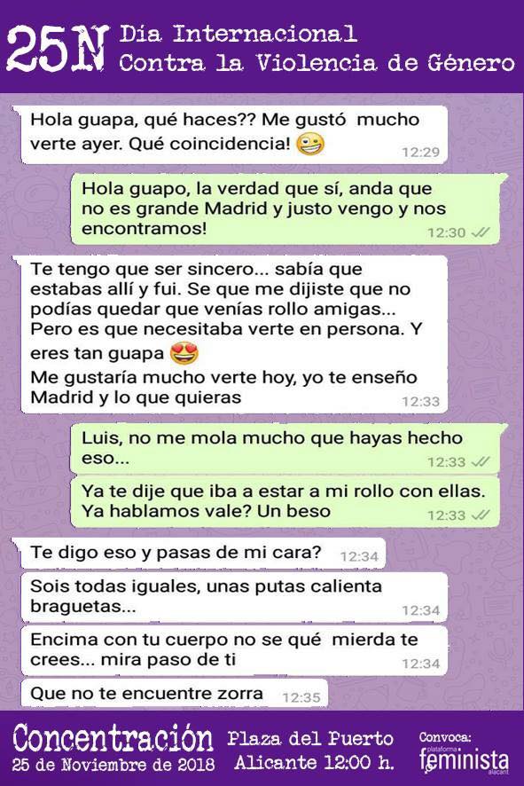 Brutal campaña contra el machismo