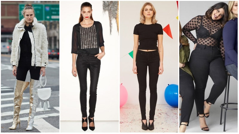 10 ideas con pantalones vaqueros negros 10
