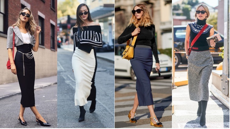 10 maneras elegantes de usar una falda lápiz 9