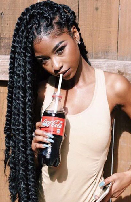 27 peinados senegaleses para las mujeres 6