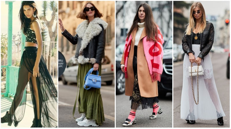 Cómo usar una falda larga 10