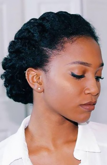 Los mejores peinados naturales para mujeres negras 9