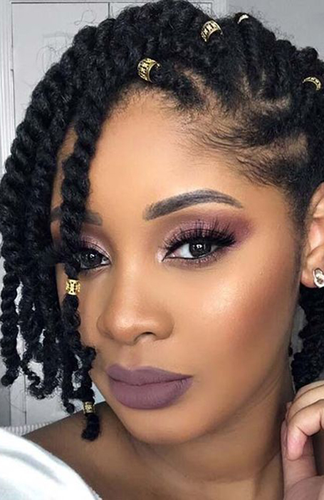 Los mejores peinados naturales para mujeres negras 10