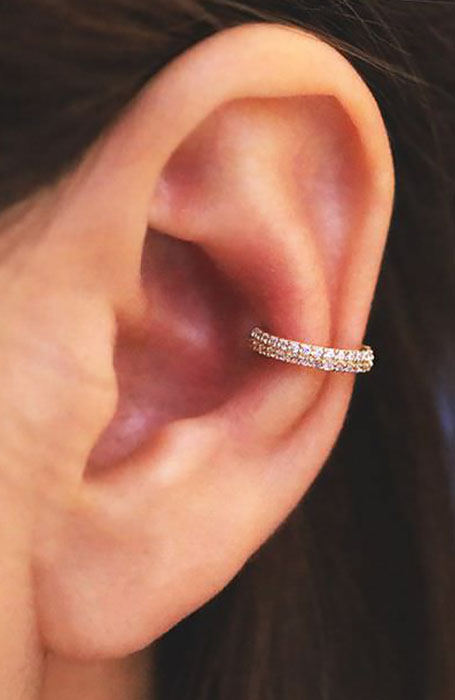 Una guía para todo tipo de perforaciones de orejas 14