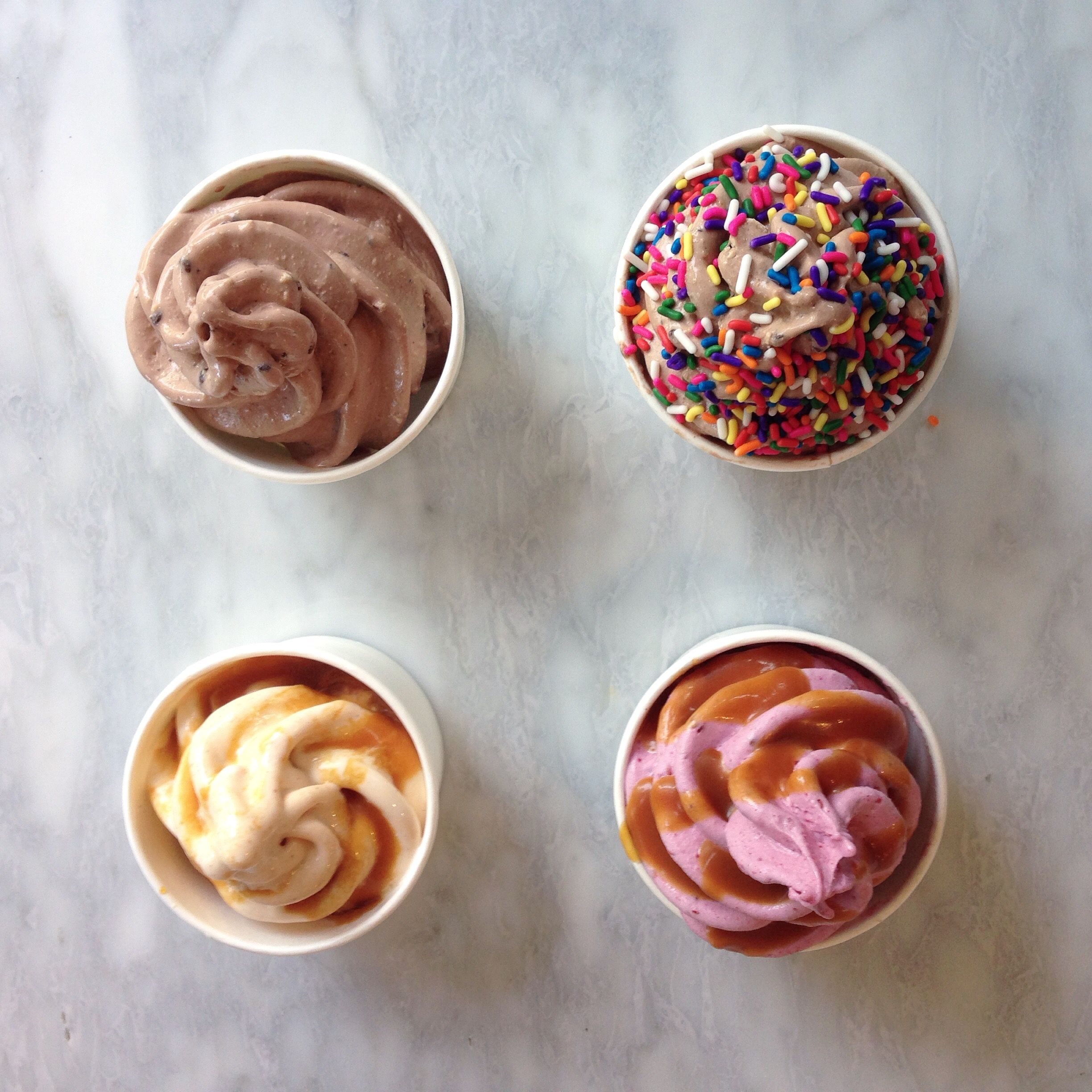 Yogur helado vs helado normal