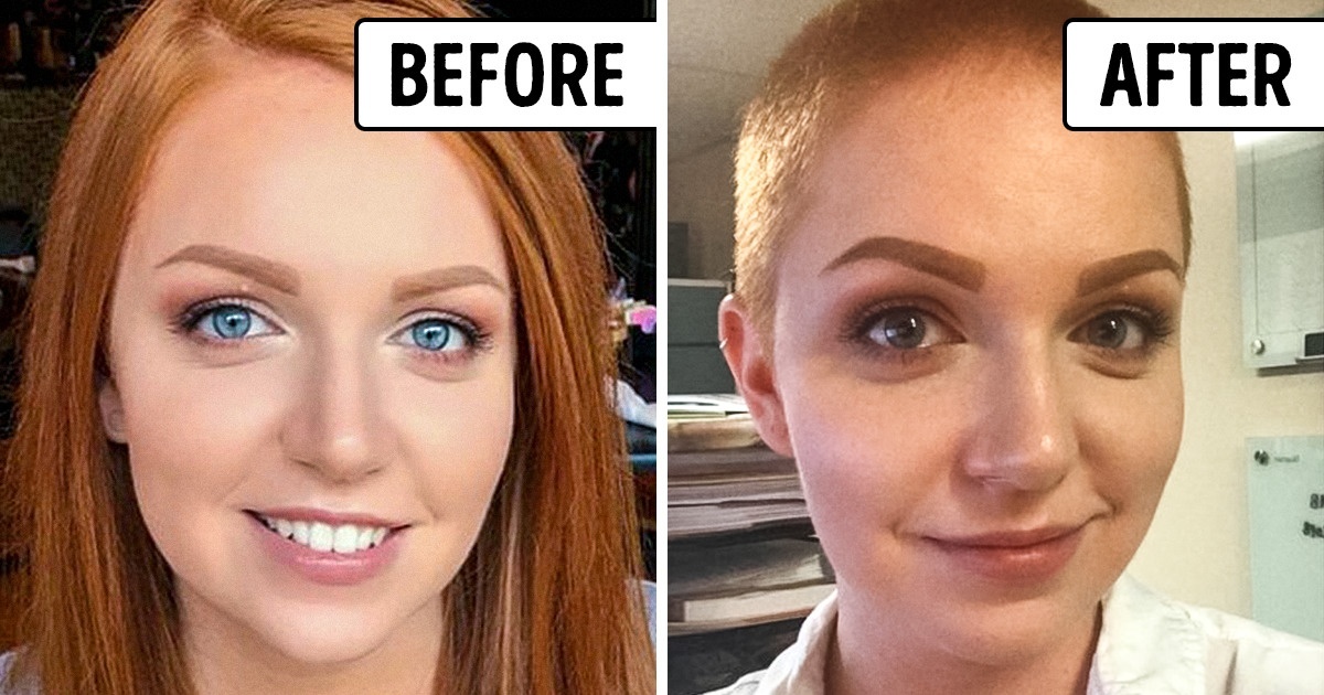 Looks de mujeres con la cabeza rapada