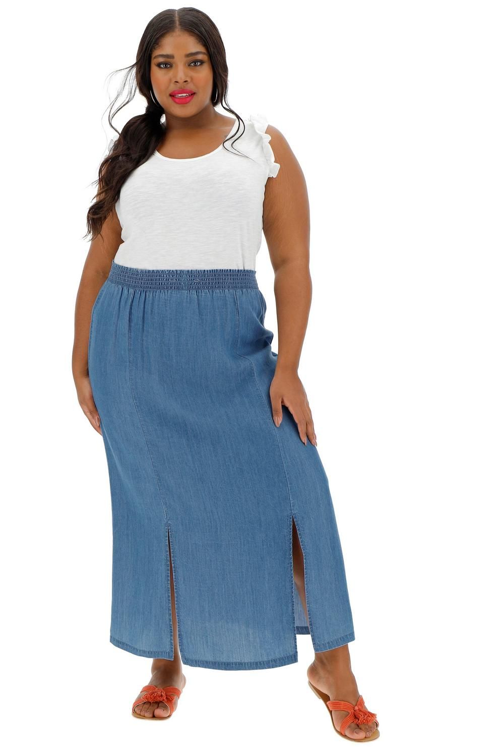 15 faldas de Jean que son fáciles, elegantes y lo más importante, cómodas.