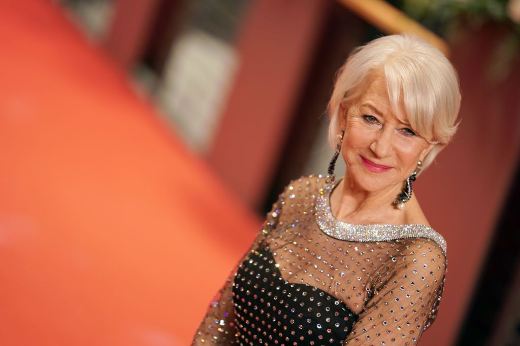 Helen Mirren tiene como objetivo el cuidado de la piel, incluso a los 75 años