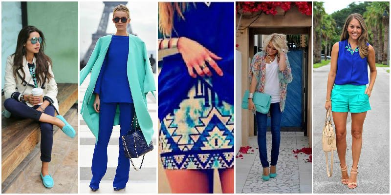 10 combinaciones de colores de ropa perfectas para mujeres></p><p></p><p></p><p>El naranja y el azul es el esquema de color perfecto para usar en una técnica de bloqueo de color. Opte por los <a href=