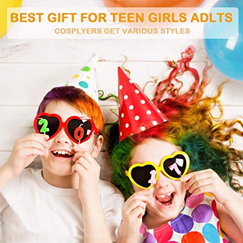 10 Colores Tiza de Pelo, Kalolary Hair Chalk Peine de tiza para el pelo, temporal, no tóxico, para niños, ideal para Navidad, cumpleaños, fiestas, regalos para niñas y niños a partir de 4 años