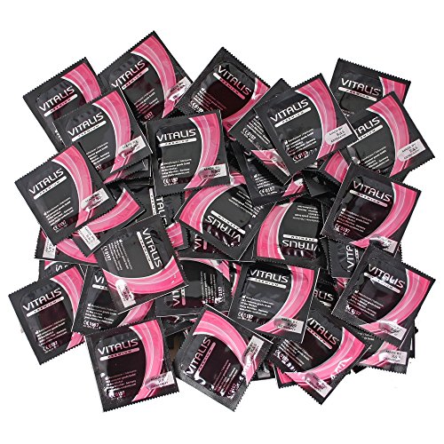100 Premium Preservativos Vitalis Sensation – puntos y acanalado para la máxima estimulación