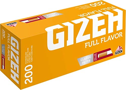 1000 (5x200) GIZEH Full Sabor (Tubos, Tubos de filtros, Tubos de cigarrillos)