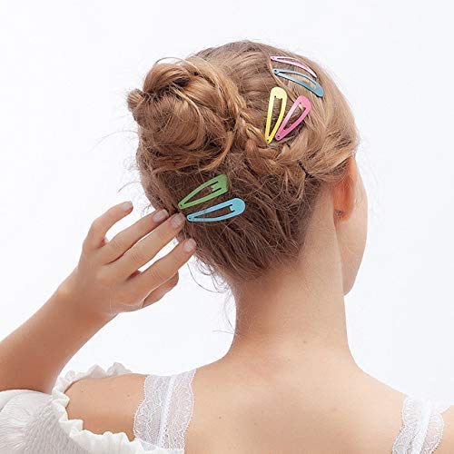 100Pcs Pinza de Pelo Bebe Niñas Horquillas de Pelo Infantiles y 200Pcs Lazos Para el Cabello del Bebé Elásticas Pequeñas Gomas Para el Pelo Bandas de Pelo Multicolores Accesorios Para el Cabello