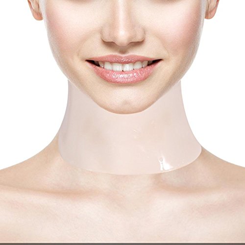 10x mascarilla colágeno para el cuello contra para un cuello más firme y sin arrugas