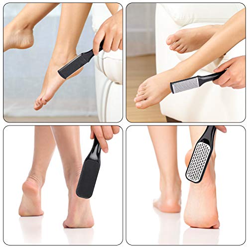 15 Pcs Juego de Herramientas de Pedicura Profesional, Acero Inoxidable Lima de Pies, Escofina de Pedicura Removedor de Piel Muerta Set, Cuidado del Pies para Hombre Mujer