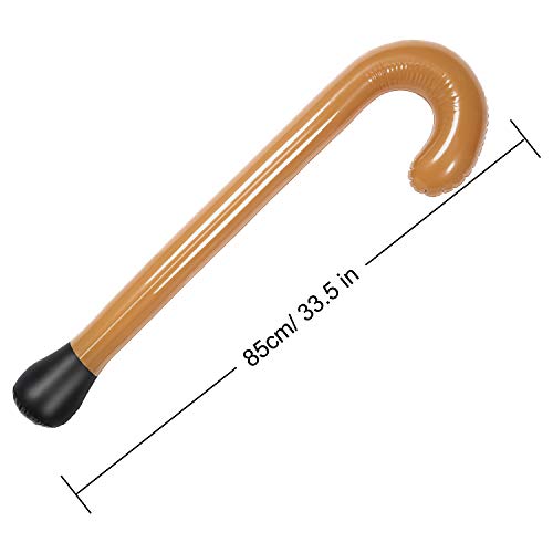 2 Paquetes de Bastones Inflables de PVC Oldies Broma de Cumpleaños Regalos Accesorios de Fiesta Bueno pvara Reír Muy Divertido Novedad Presente Hombres Viejos Mujeres