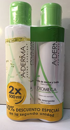 2 x ADERMA EXOMEGA ACEITE DUCHA Y BAÑO 500 ML