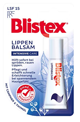 2 x Blistex Medical bálsamo para labios con labios agrietados para fortalecer la película protectora natural