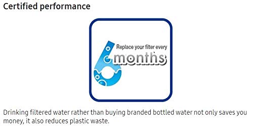 2 x Cartuchos de Filtro DA29-10105J Externo de Hielo & Agua de Refrigerador Samsung Aqua Pure