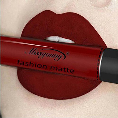 2018 Pintalabios Mate Larga Duracion Labial de Maquillaje Profesional para Niñas por ESAILQ