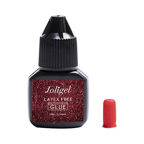 20ML Joligel Pegamento Extensión Pestañas Pelo a Pelo Sin Formaldehído Sin Látex Adhesivo Profesional para Pestañas Semipermanentes Secado Rápido Super Fuerza