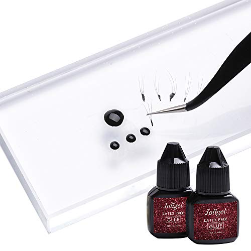20ML Joligel Pegamento Extensión Pestañas Pelo a Pelo Sin Formaldehído Sin Látex Adhesivo Profesional para Pestañas Semipermanentes Secado Rápido Super Fuerza