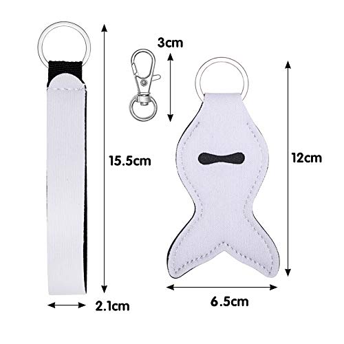 20pcs Chapstick titular llaveros lápiz labial titular llaveros para Chapstick Tracker y Safeguard