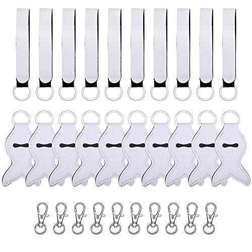 20pcs Chapstick titular llaveros lápiz labial titular llaveros para Chapstick Tracker y Safeguard