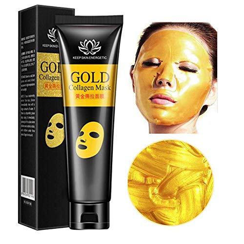 24k Gold Bio Collagen Peel-off Facial Mask Whitening Anti-Wrinkle Face Masks Skin Care Face Lifting Firming Moisturize 60g