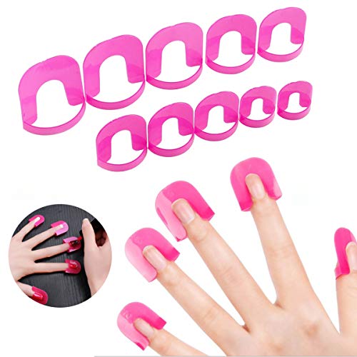 26 plantillas de barrera para uñas, ideales para manicura o polish, protectores reusables