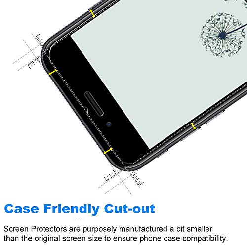 [3 Unidades] Protector de Pantalla para iPhone 7 / iPhone 8/iPhone 6/iPhone 6s,Cristal Templado para iPhone 7/8/6/6s Alta Definicion,9H Dureza,Sin Burbujas - Transparente