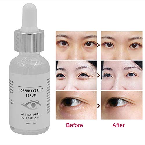 30 ML Cafeína Cuidado de los ojos Serum Reafirmante Círculos oscuros Ojos Eliminación Esencia para los ojos Líquido contra arrugas Esencia para los ojos