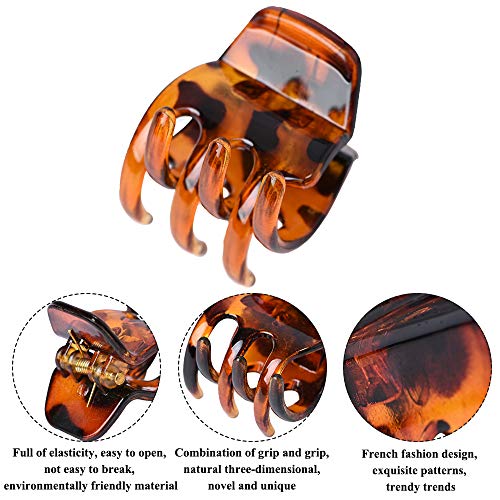 36 piezas de pinzas para el cabello, pinzas para el pelo, pinzas para pinzas para el pelo, antideslizantes, sujeción fuerte para mujeres y niñas (negro y marrón)
